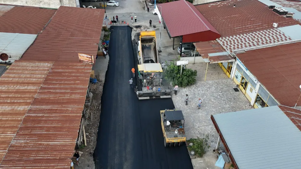 Fatsa Büyük Sanayi Sitesi’nde asfalt çalışmaları başladı