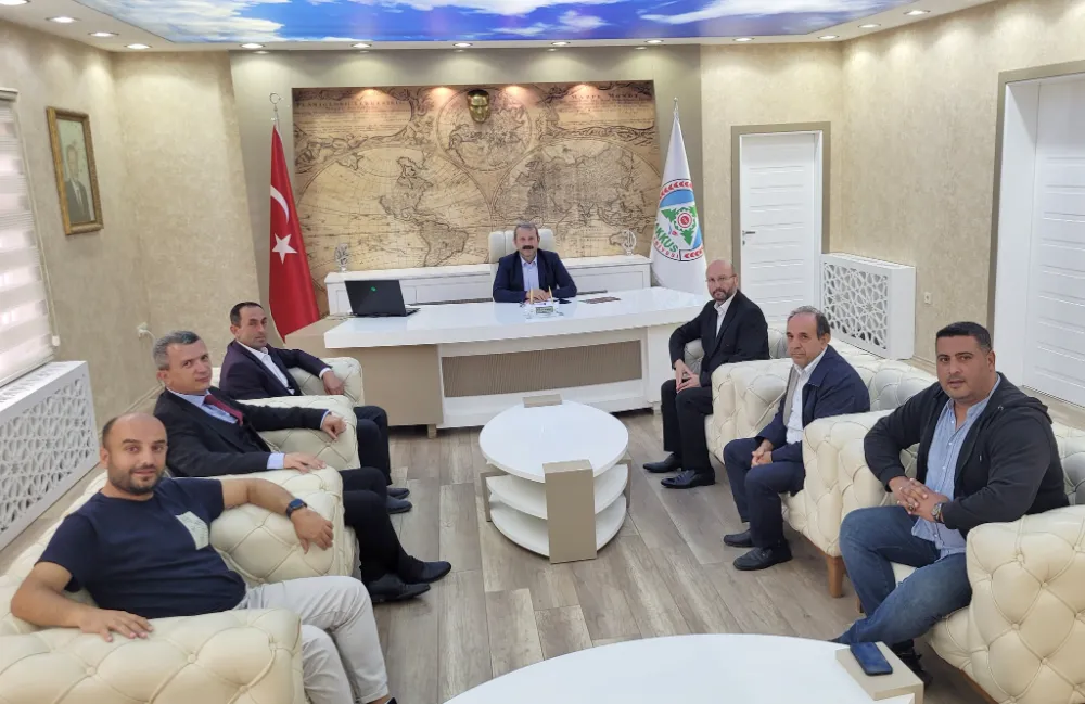 Başkan Demirci, Ortabölme Dernek heyetini ağırladı