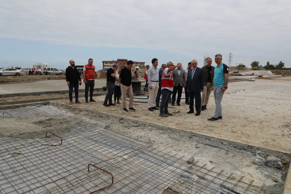 Vali Erol, Ordu Şehir Hastanesi inşaatını inceledi 