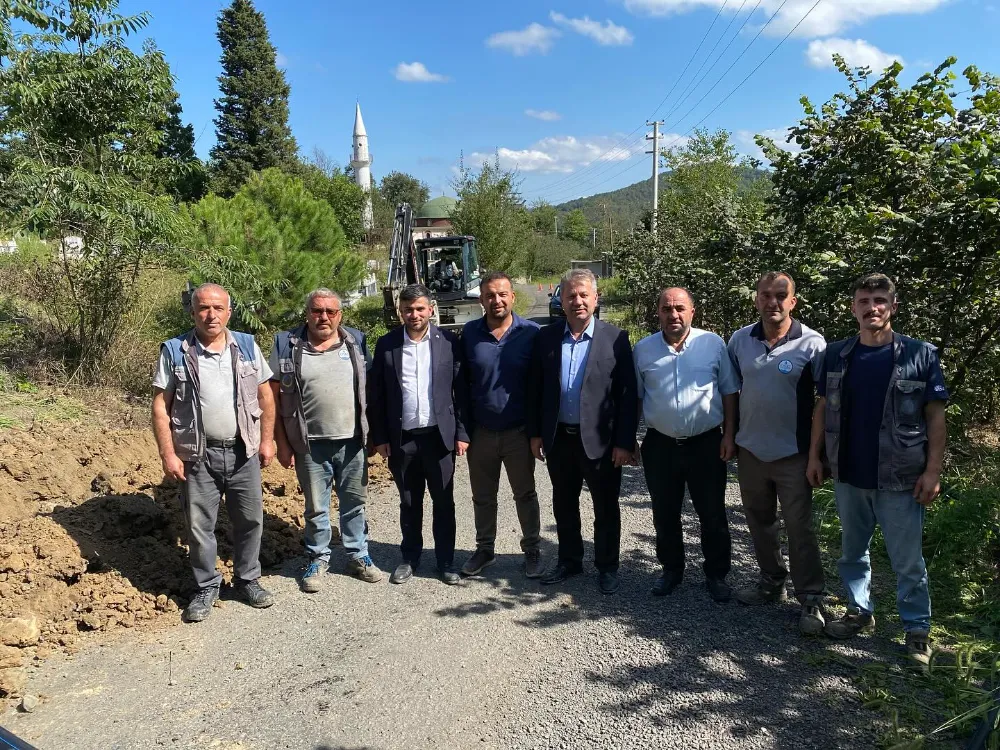 Çaybaşı’nda su sorununa çözüm: 700 metrelik yeni içme suyu hattı