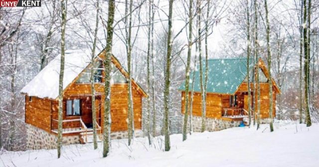 Akkuş’taki bungalovlar hizmete açıldı