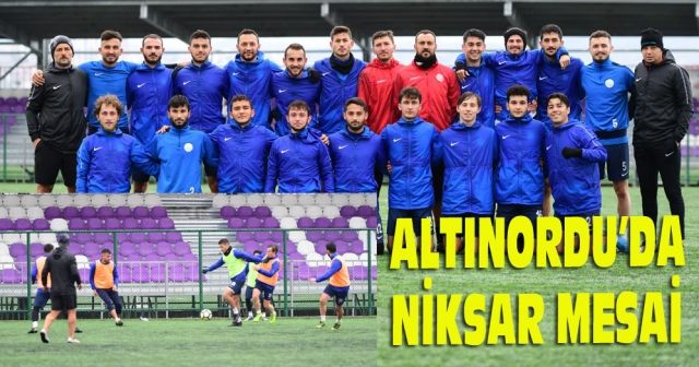 Altınordu’da Niksar mesai
