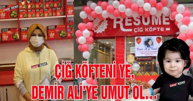 Çiğ Köfteni ye, Demir Ali’ye umut ol…