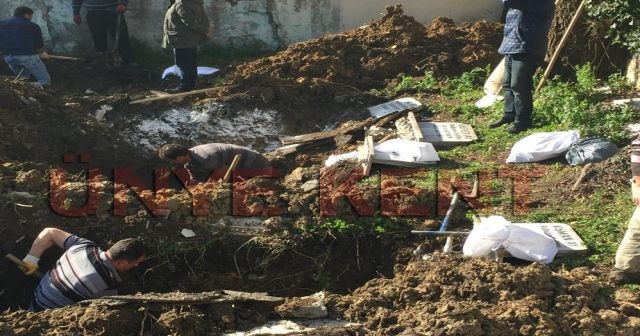 Goginağa Mezarları taşındı