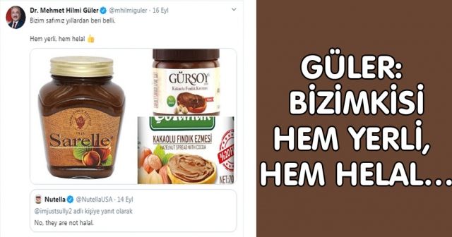 Güler: Bizimkisi hem yerli, hem helal…