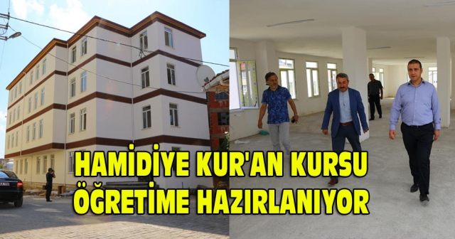 Hamidiye Kur'an Kursu öğretime hazırlanıyor