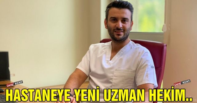 Hastaneye yeni uzman hekim..