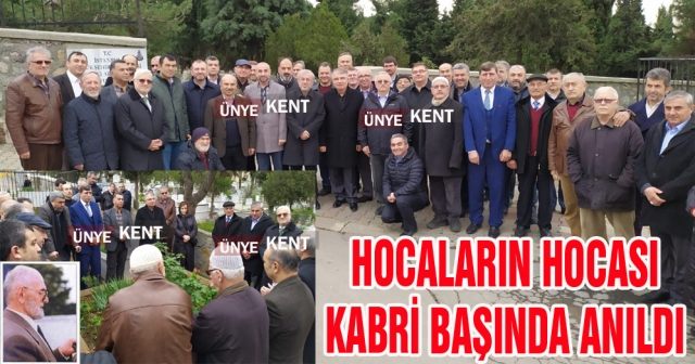 Hocaların Hocası kabri başında anıldı