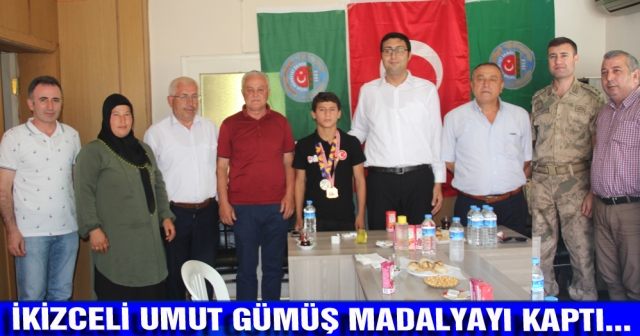 İkizceli Umut gümüş madalyayı kaptı...