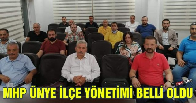 MHP Ünye İlçe Yönetimi belli oldu