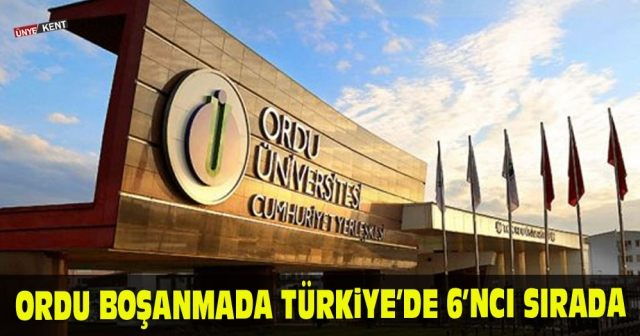 Ordu boşanmada Türkiye’de 6’ncı sırada