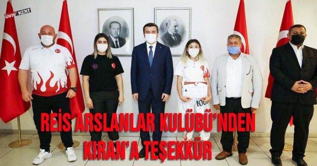 Reis Arslanlar Kulübü’nden Kıran’a teşekkür