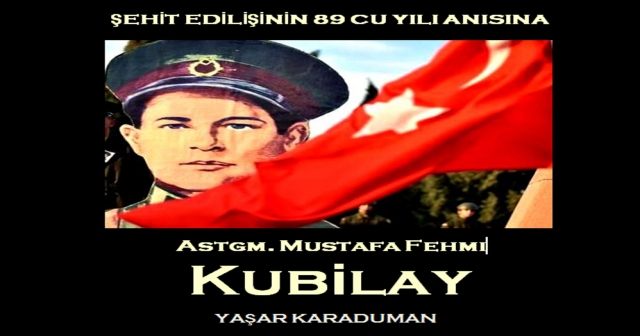 Şehit edilişinin 89 cu yılı anısına Kubilay ve Menemen Olayı