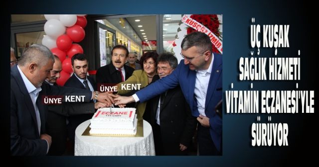 Üç kuşak sağlık hizmeti Vitamin Eczanesi'yle sürüyor