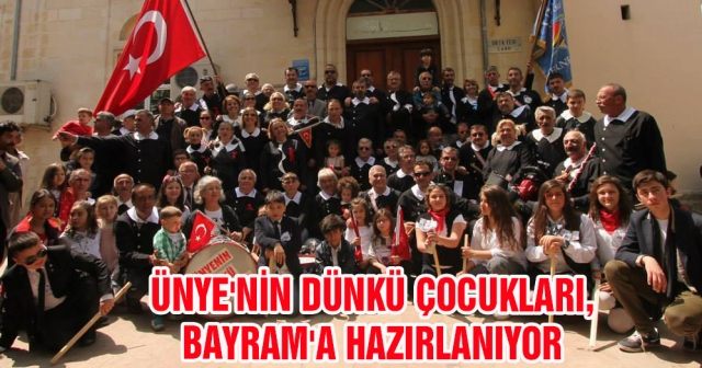 Ünye'nin Dünkü Çocukları, Bayram'a hazırlanıyor