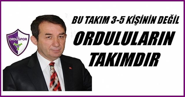 Yeni Orduspor'un Başkanı istifa etti